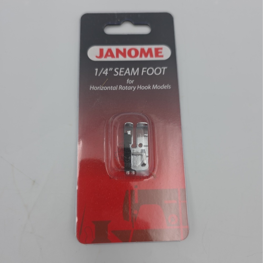 Janome 1/4" Seam Foot Part #200330008 Oscillating Hook Models (5mm max width)**